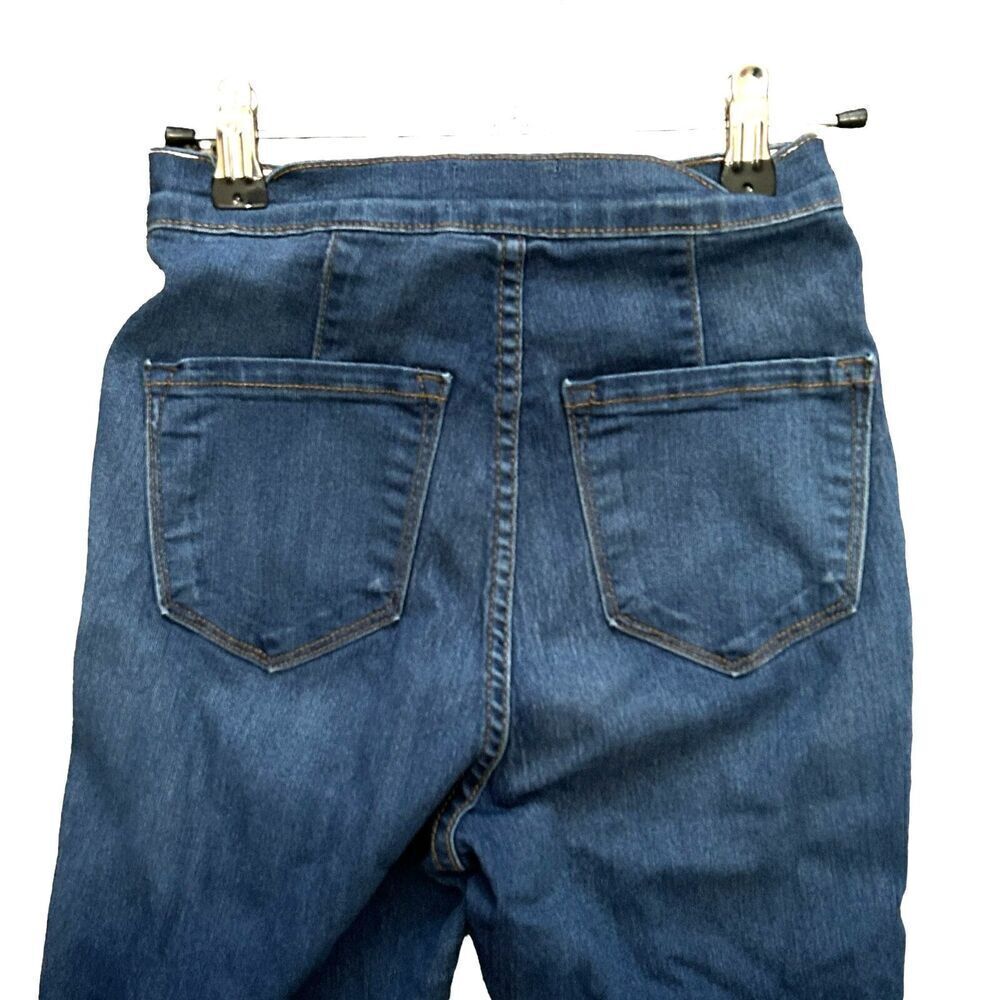Dior Carter Women's Bell 15" Bottom Flare Distressed Jeans, Size 25 #J4-1581 - Picture 6 of 12